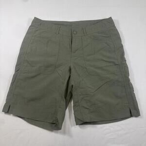 The North Face Women's Green Outdoor Hiking Adjustable Shorts Size 4 Reg